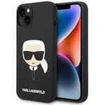 Etui KARL LAGERFELD Apple iPhone 14 Plus Silicone Karl`s Head Czarny Hardcase